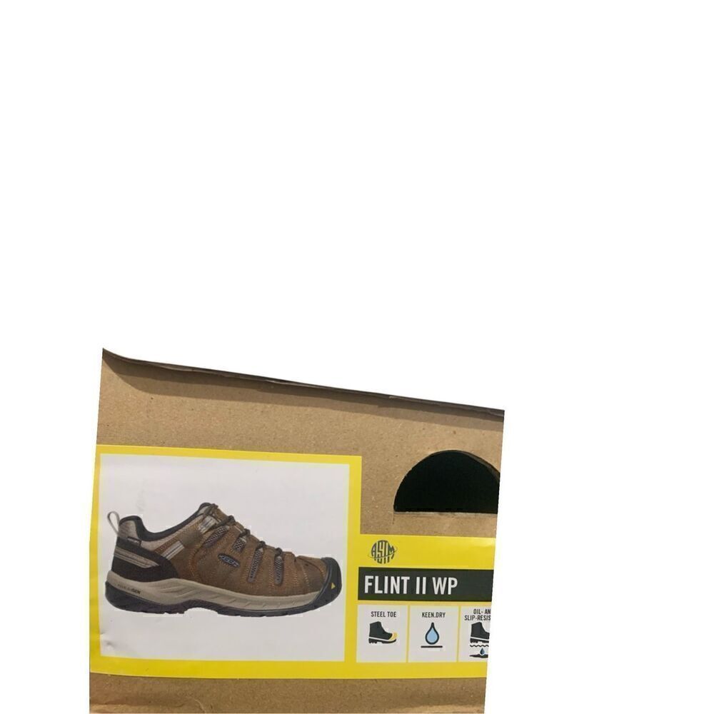 NWB Men's Low Steel Toe Hiker Keen Flint II 9.5 Wide - Picture 7 of 8